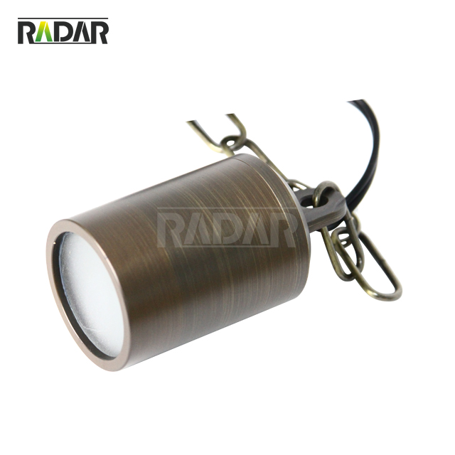 RHL-8401-BBR Luz colgante de latón fundido de bajo voltaje Luz impermeable MR16 para iluminación de paisajes