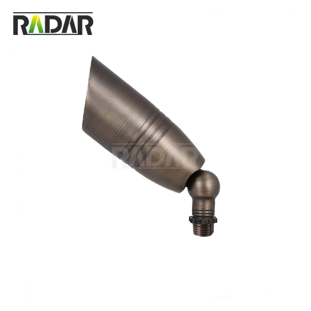 RAL-8102-BBR Luz de acento led de latón resistente universal